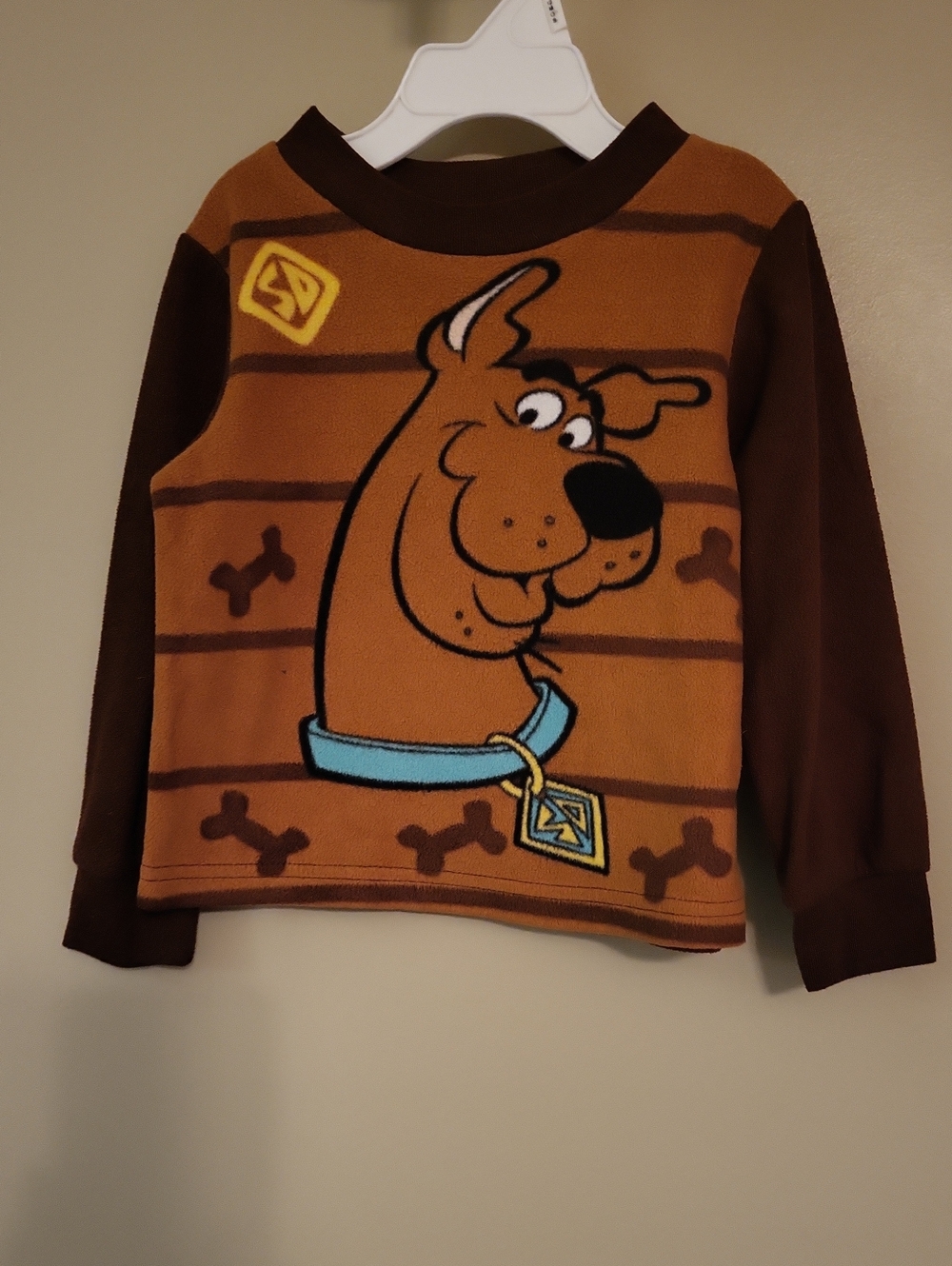 Scooby Doo light fleece pajama top
